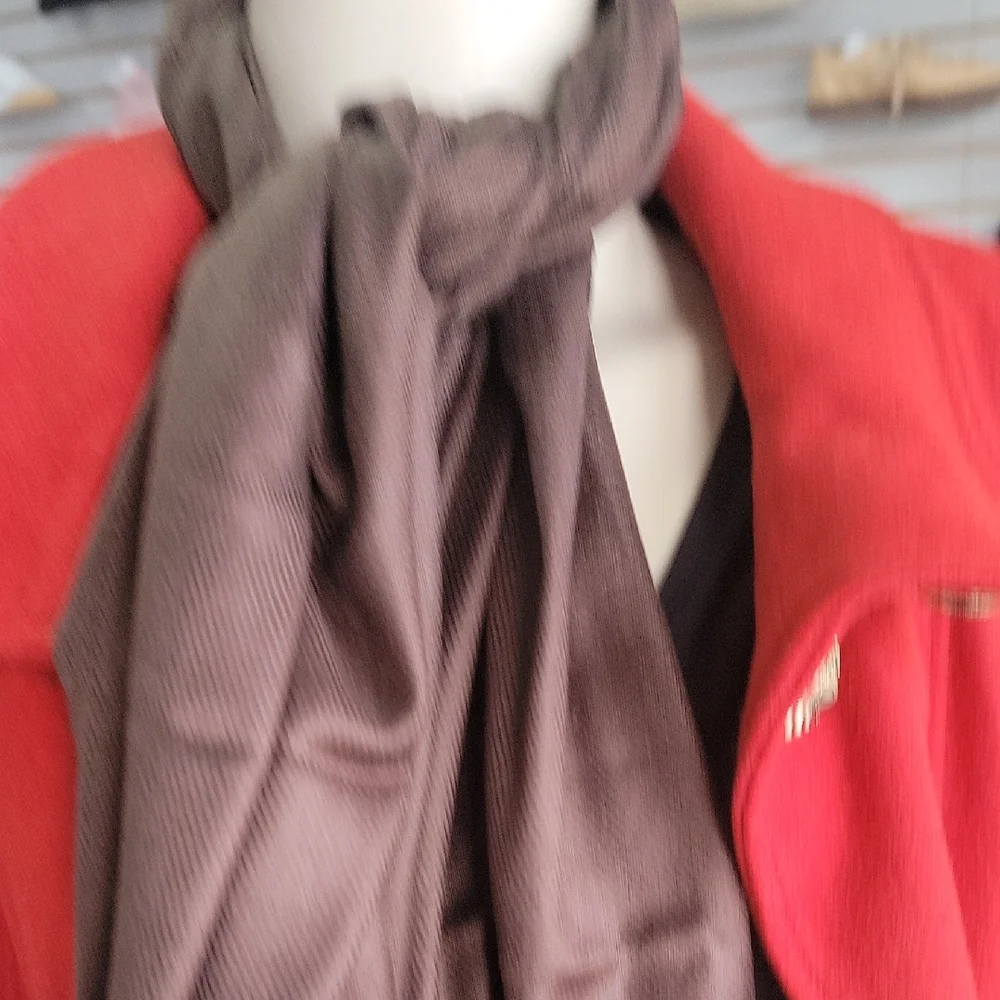 Pashmina Brown Scarf - Picture 4 of 5